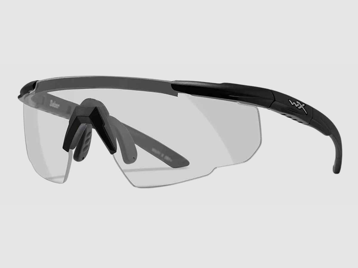 Wiley X Schießbrille Glas: klar, Gestell: matt schwarz Saber Advanced