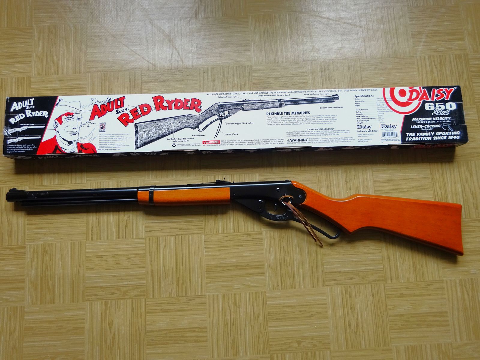 Luchtgeweer, kal. 4,5 mm BB: Red Ryder, Mod. VOLWASSEN! Als nieuw!