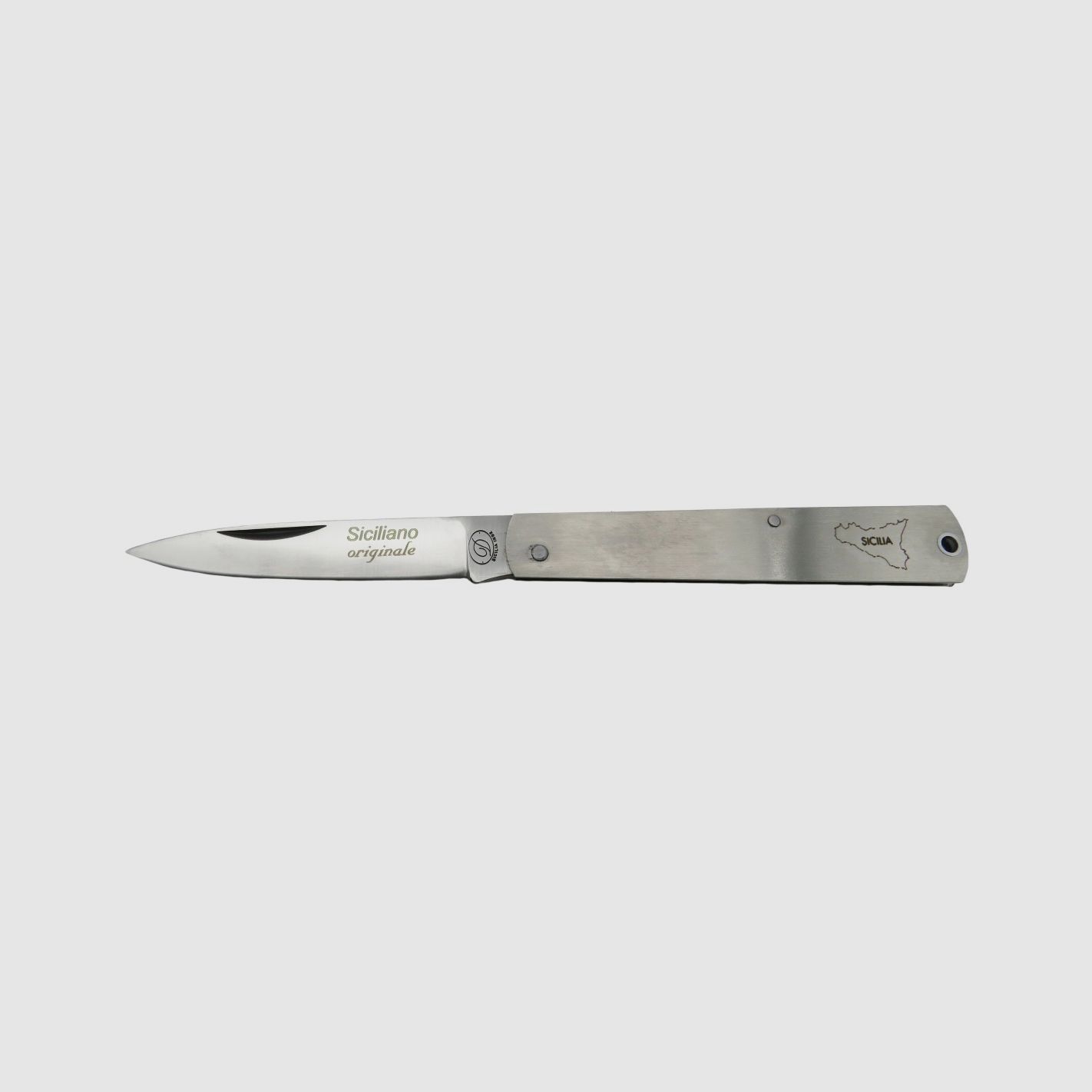 Sizilianisches Messer 15 cm Griff Edelstahl, Bild 1 von 4