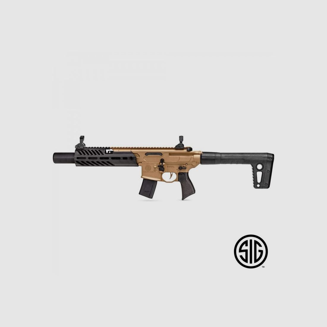 Submachinegun Sig Sauer MCX CANEBRAKE FDE Co2, Bild 2 von 7