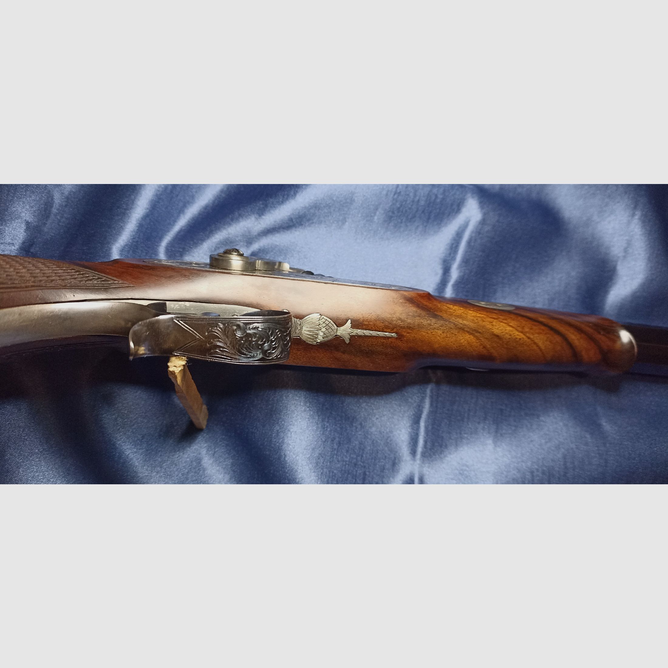 Pistolet perkusyjny Hege Überlingen kal. 33 Siber w Lozannie Złoto