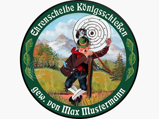 Schützenscheibe ECO-LINE Motiv 201