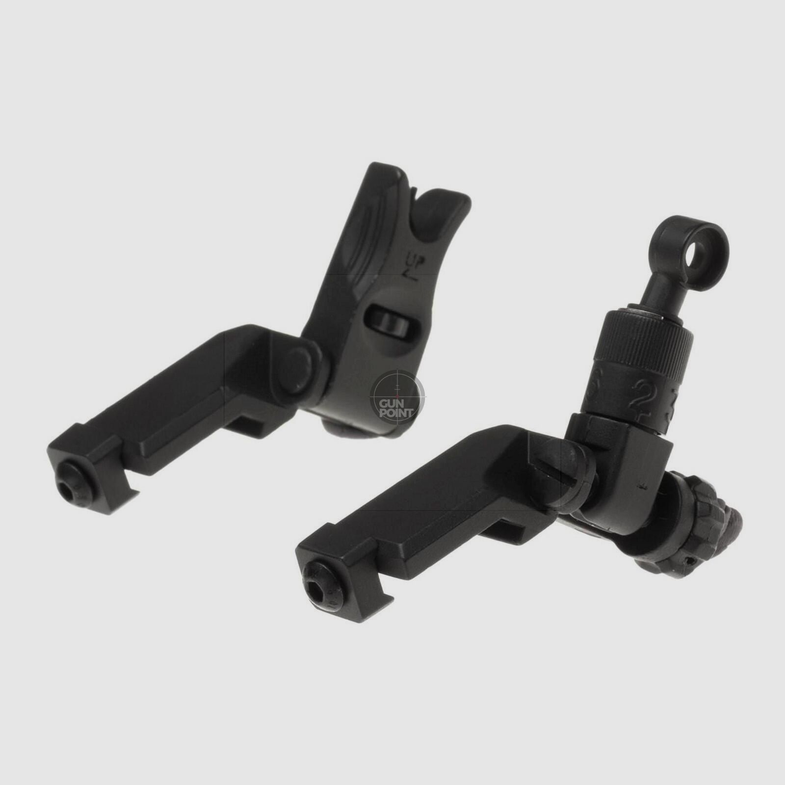 Ares Offset Flip-Up Sights Type B-Schwarz