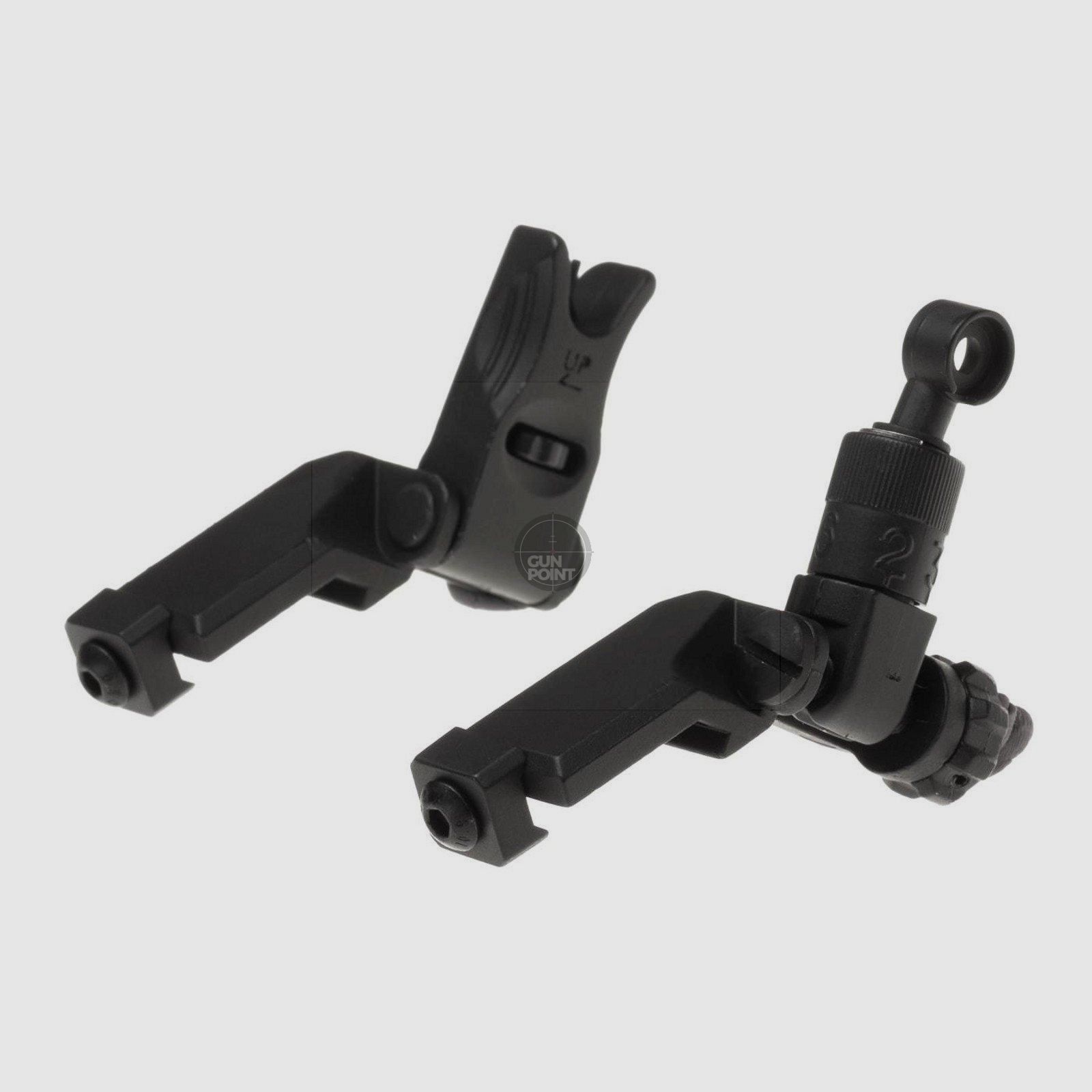 Ares Offset Flip-Up Sights Type B-Schwarz