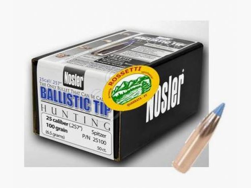 NOSLER palle BALLISTIC TIP cal.257 - 100gr 25100