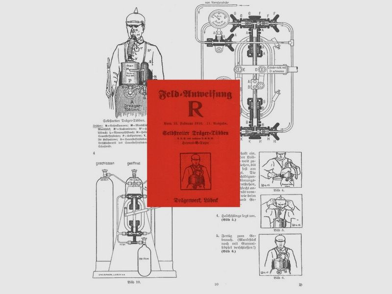 Nachdruck Dienstvorschrift Dräger Selbstretter von 1916