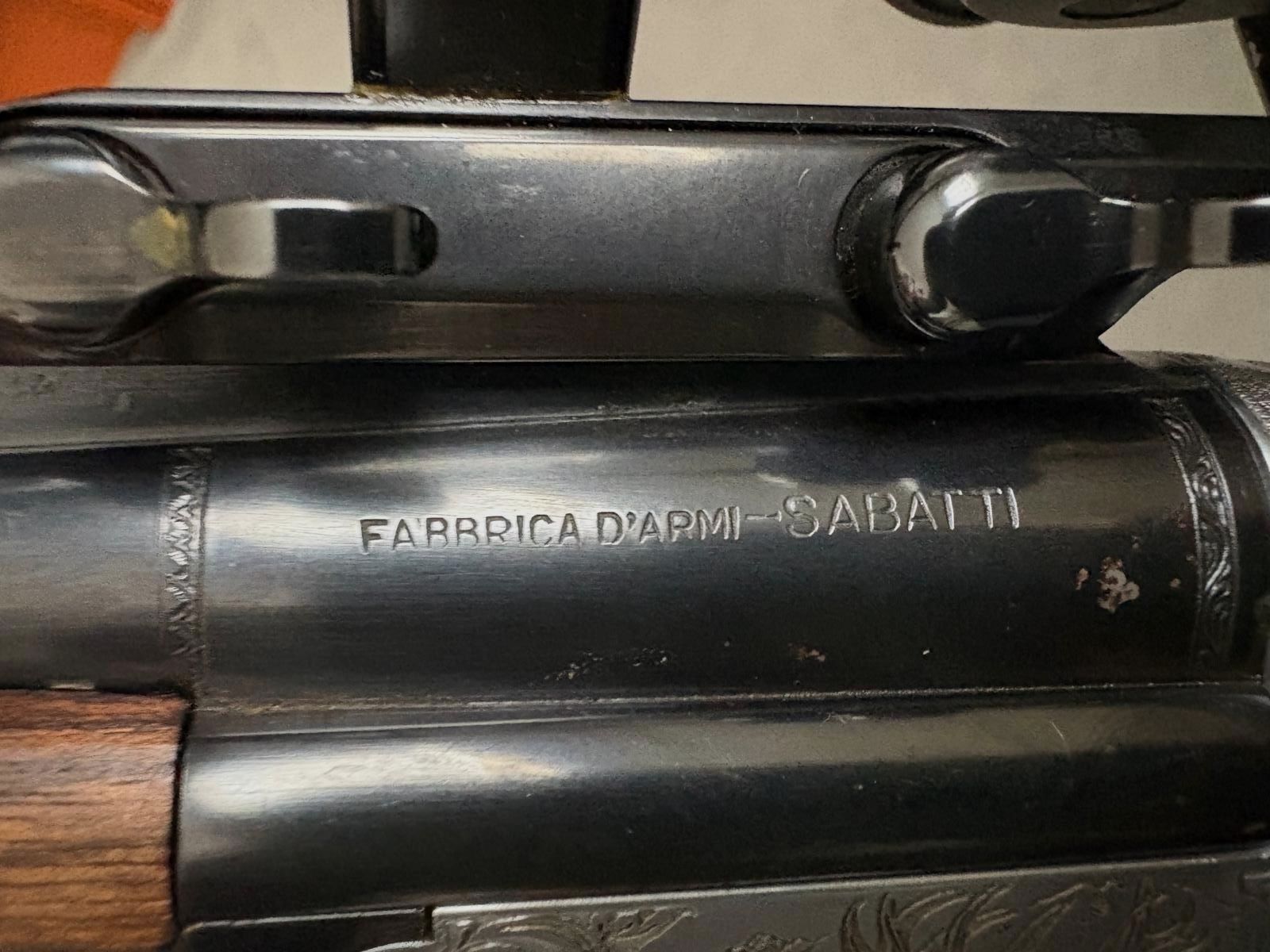 Kipplaufbüchse Sabatti 98, inkl. Optik, Waffenkoffer und Munition