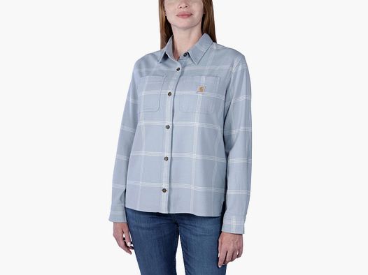 Carhartt Midweight Flannel Shirt Women's Neptune M