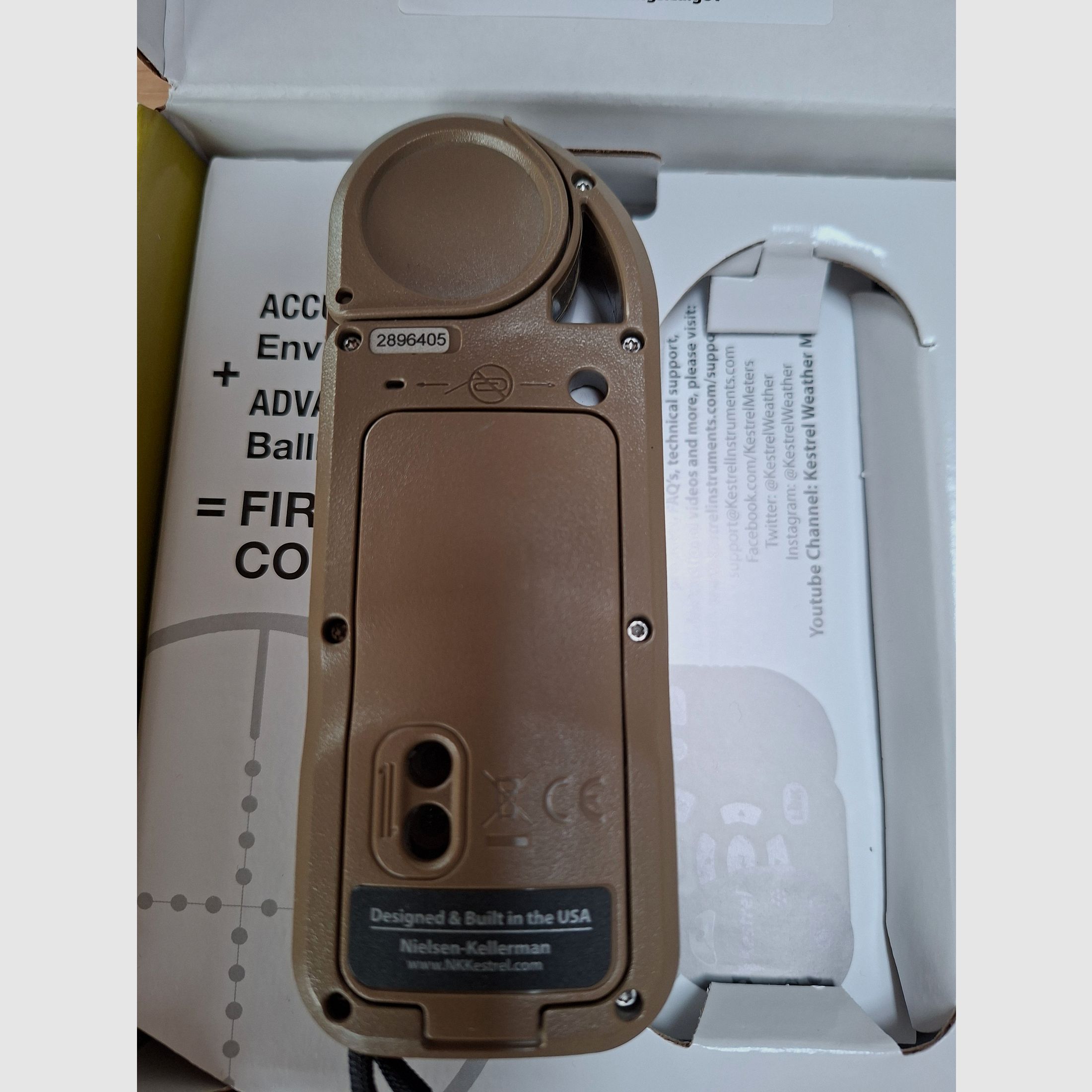 Kestrel 5700 Elite Ballistik Wettermesser