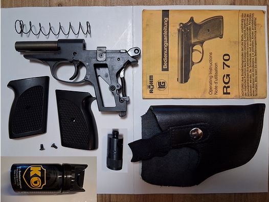 Griffstuk plus originele accessoires voor Röhm RG70 (PTB-633)