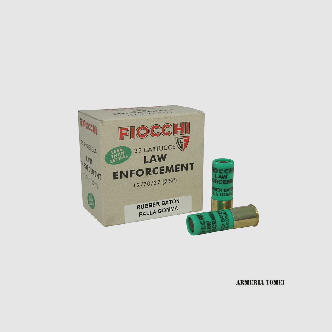 FIOCCHI – LAW ENFORCEMENT RUBBER CARTRIDGE RUBBER BULLET