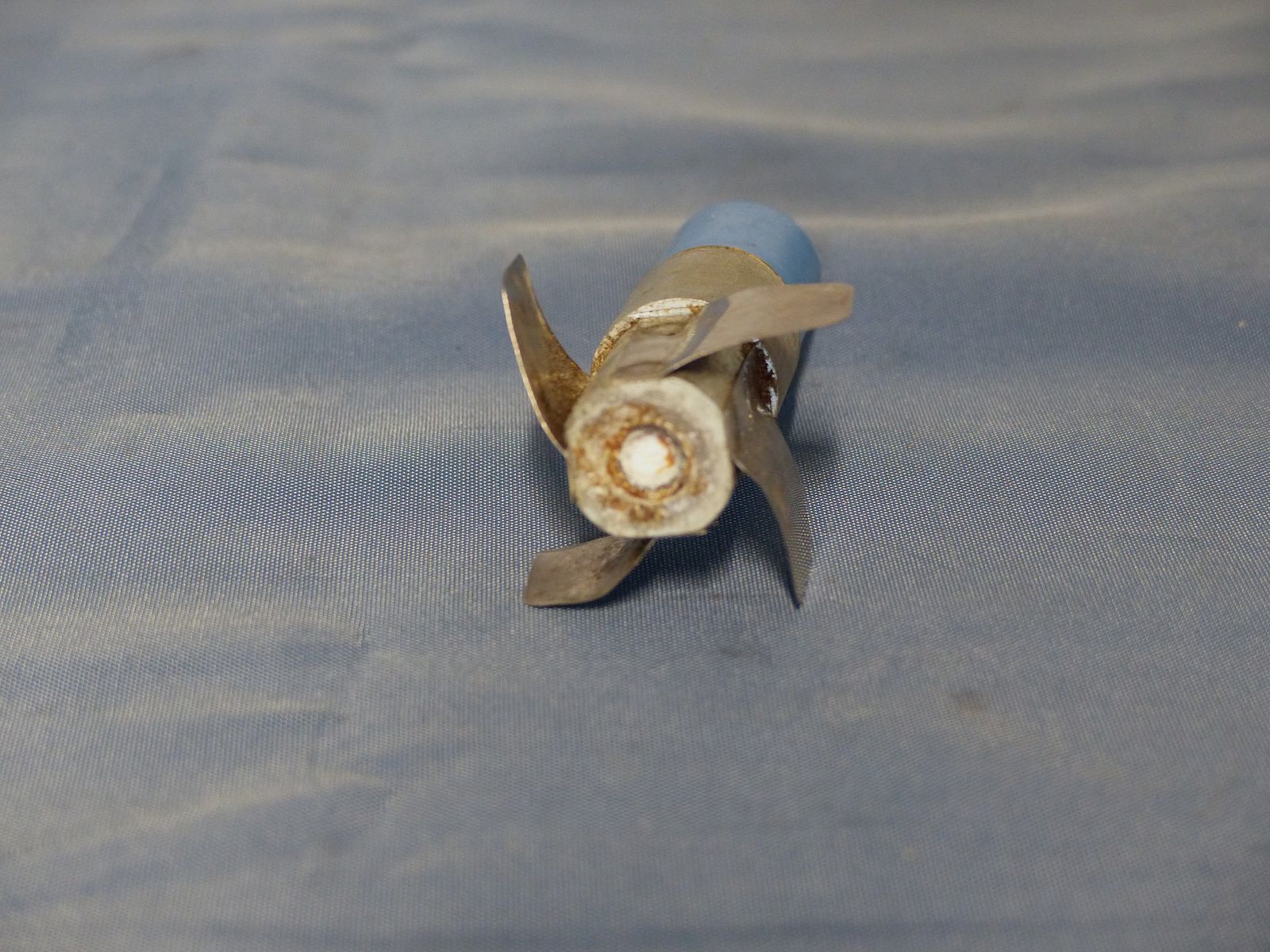 Bundeswehr BW 3 pièces de munitions d'exercice cartouches projectiles bleus G3 matériel de nettoyage années 60 70