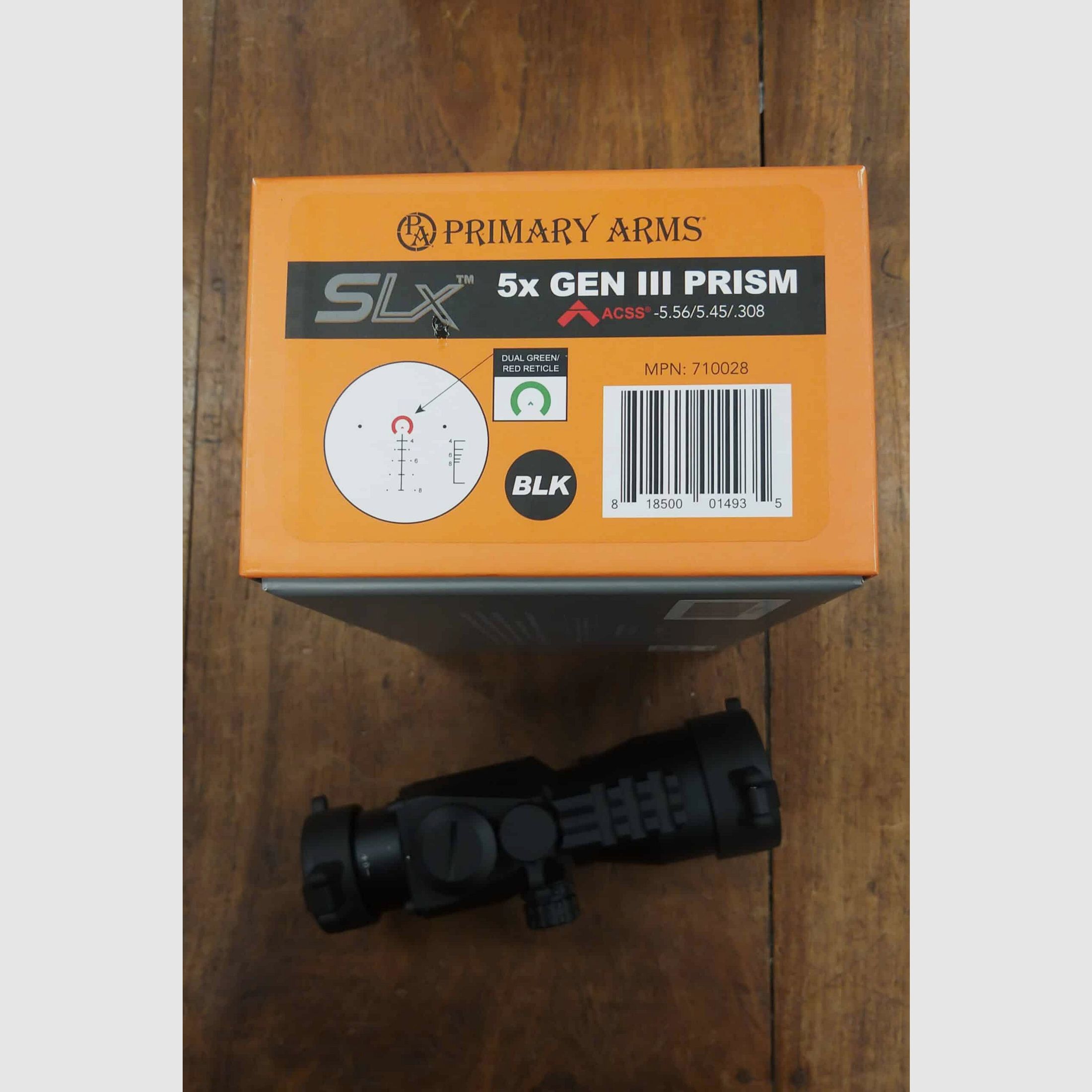 PRIMARY ARMS OPTICS GEN III 5X PRISM, immagine 3 di 3
