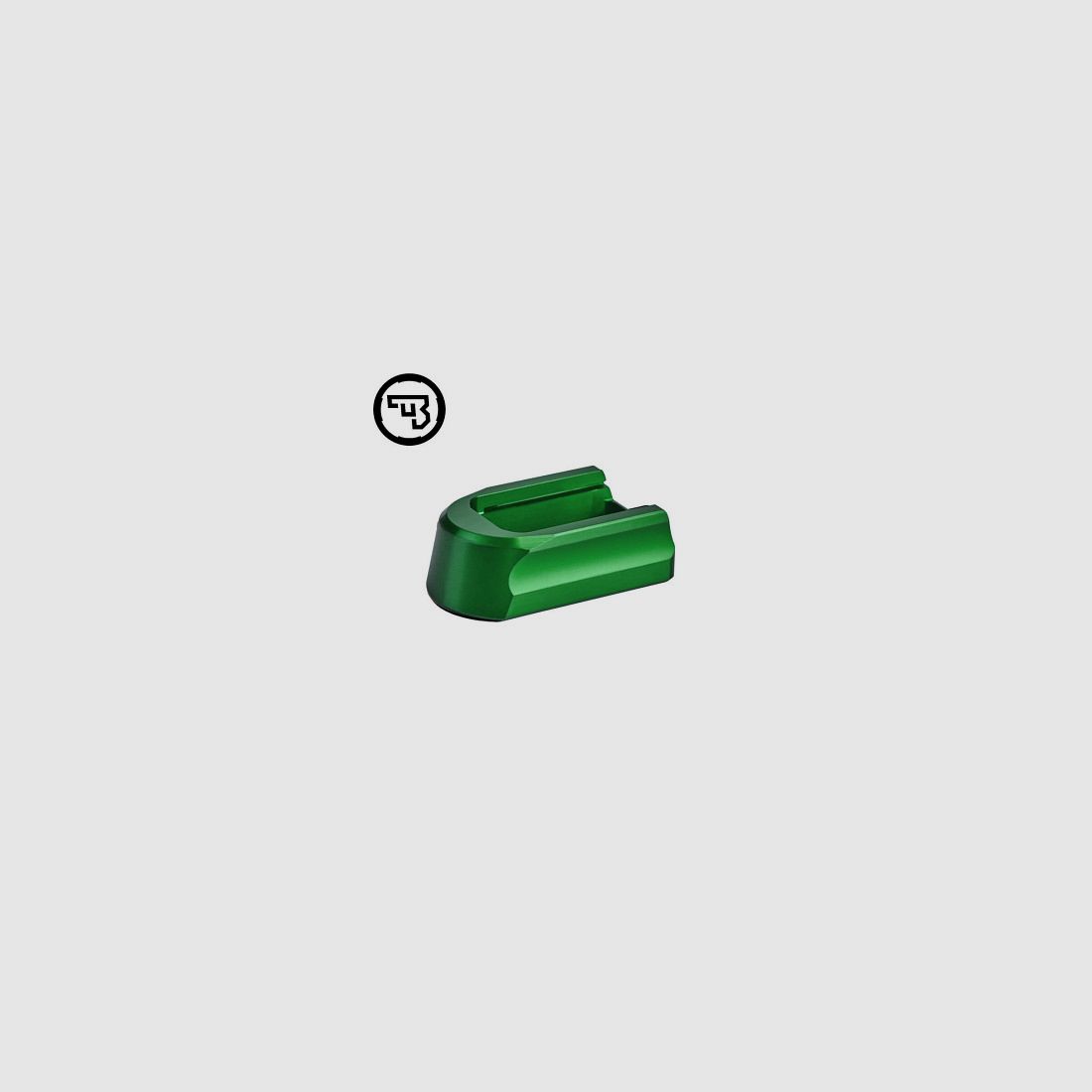 CZ Shadow 2/SP-01 Base de chargeur +2 – Anodisé Vert