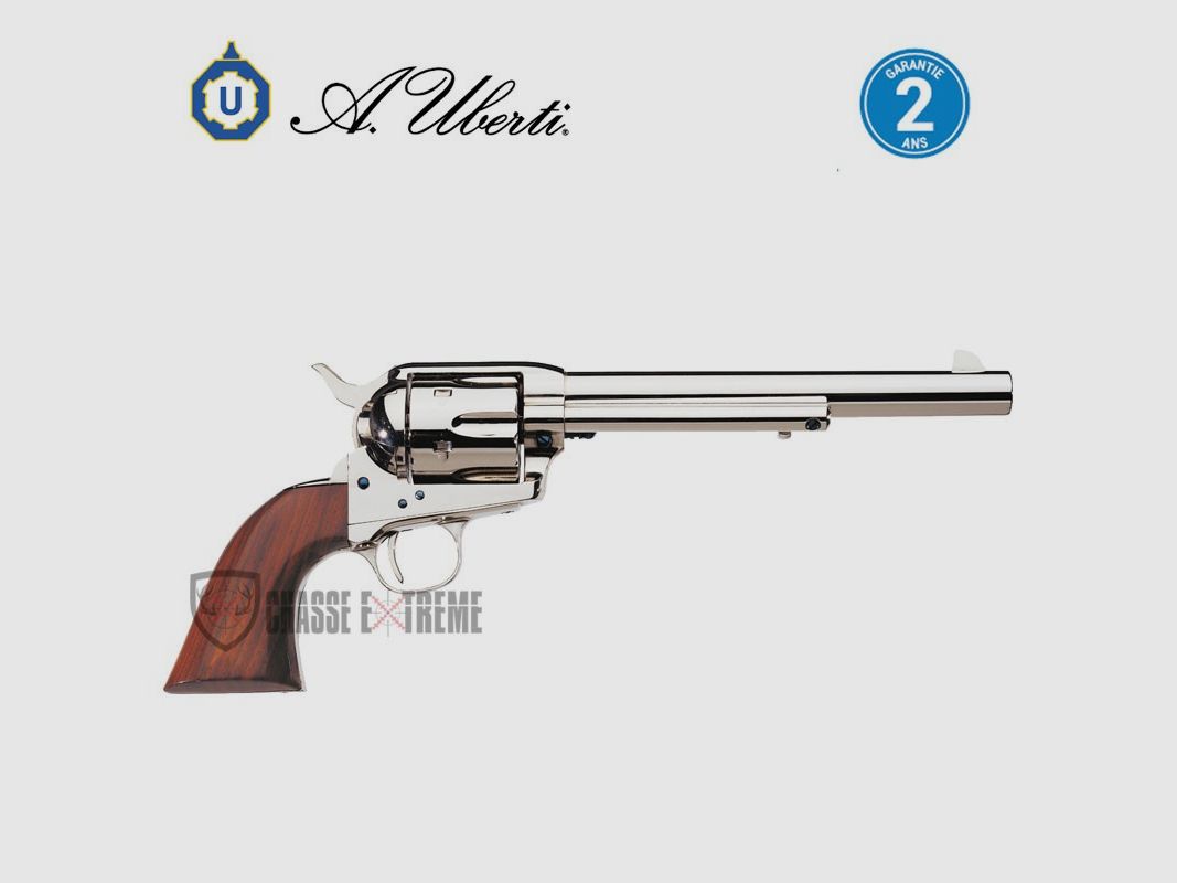 Revolver UBERTI 1873 Single Action Cattleman Cal 9mm Blanc