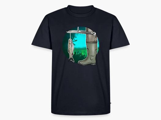 PUMA Men´s Premium T-Shirt „Waagemesser – Petri Heil"