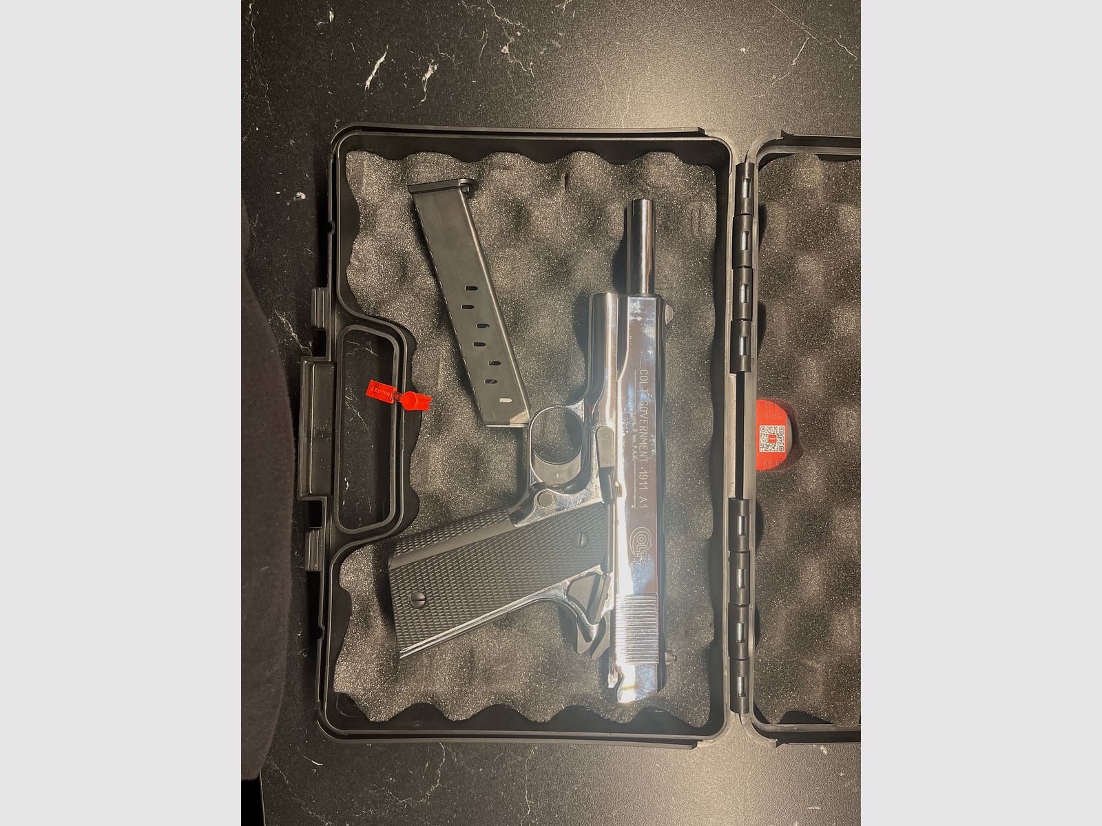 Colt 1911 Chrome Schreckschuss 9mm P.A.K Umarex