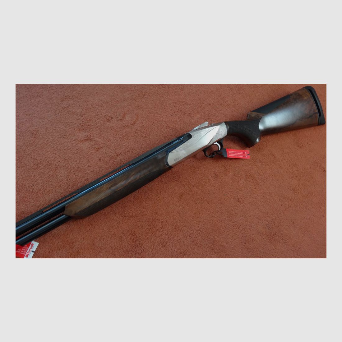 Benelli Bockflinte: Benelli 828U-Silver-Cal. 12/76