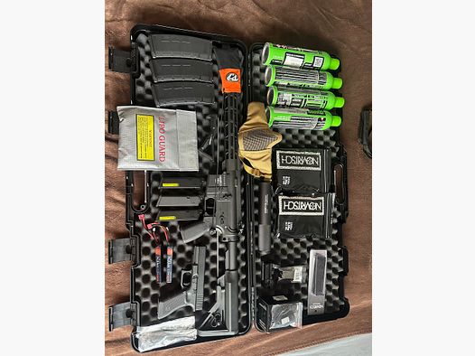 Airsoft Novritsch SSR-4 und Glock 17 Gen5 GBB plus Koffer