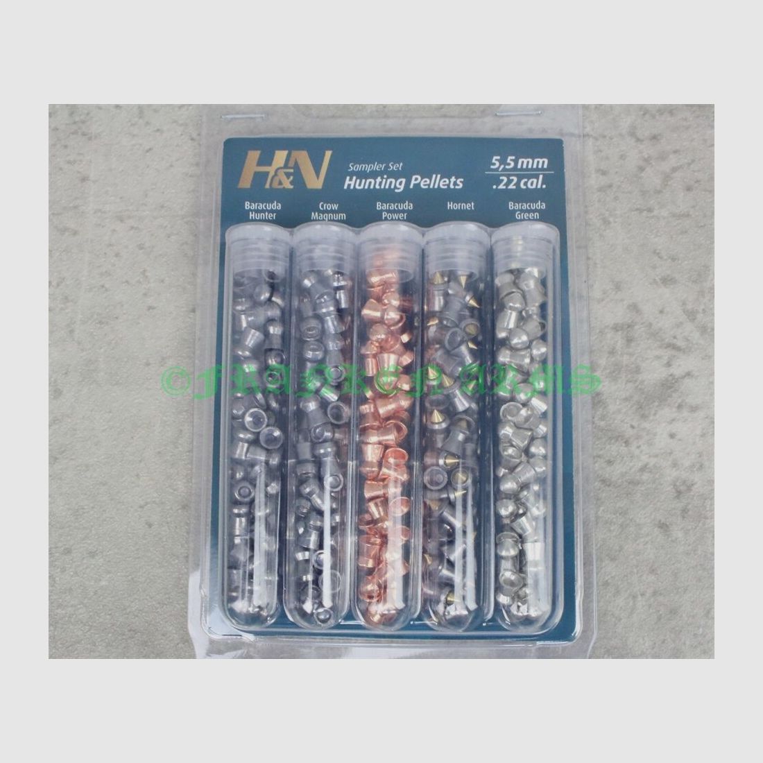 H&N Test Balls Hunting Pellets 5.5mm 155 pieces