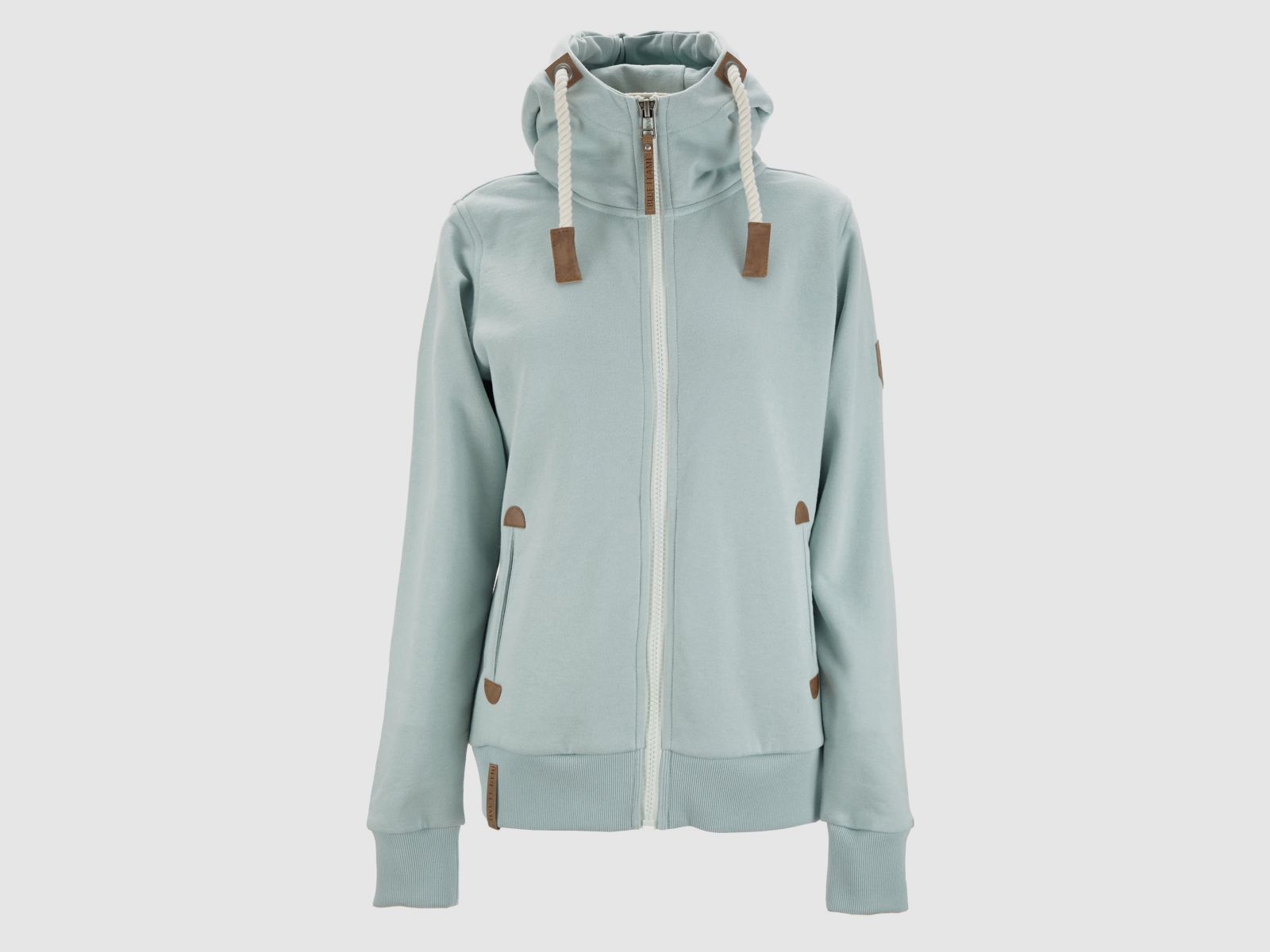 Blue Flame Kapuzenpollover Light Blue