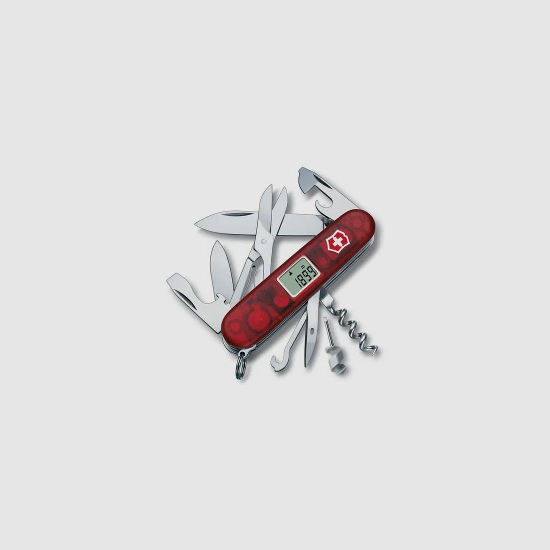 Victorinox Traveller rouge transparent couteau pliant