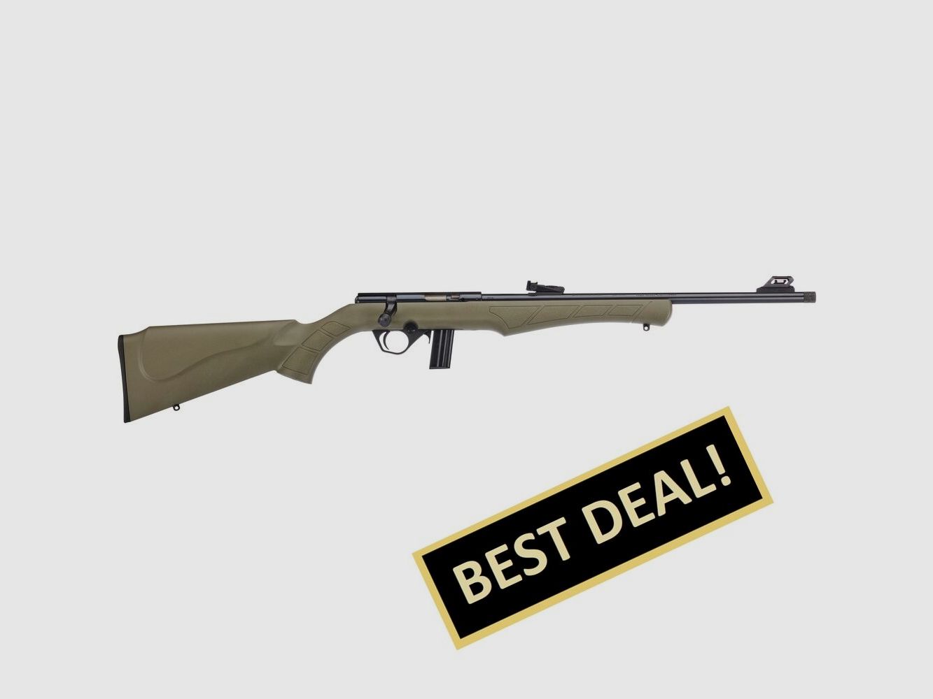 Rossi KK-Repetierbüchse 8122 Compact Polymer OD Green .22 lfb.