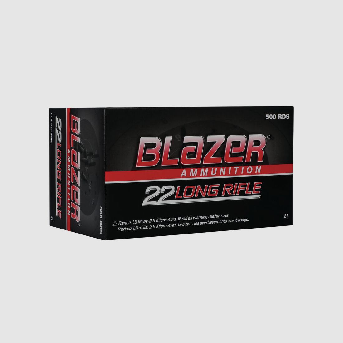 CCI Blazer High Velocity .22 LR 40GR LRN 500 cartridges