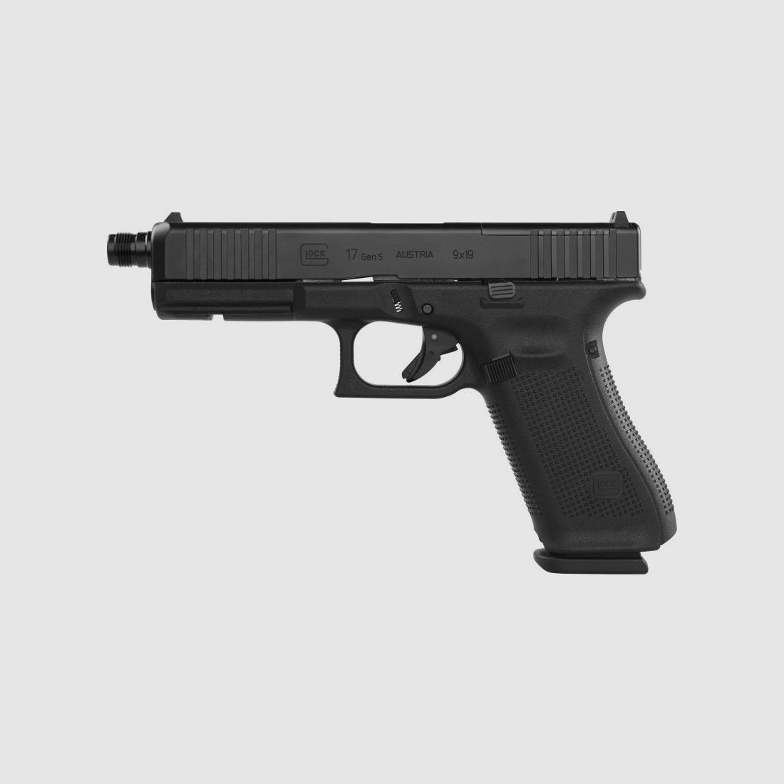 Glock pistool G17 Gen5 MOS FS 9 mm Luger 4,5" / 11,4 cm M13,5x1 links, standaard