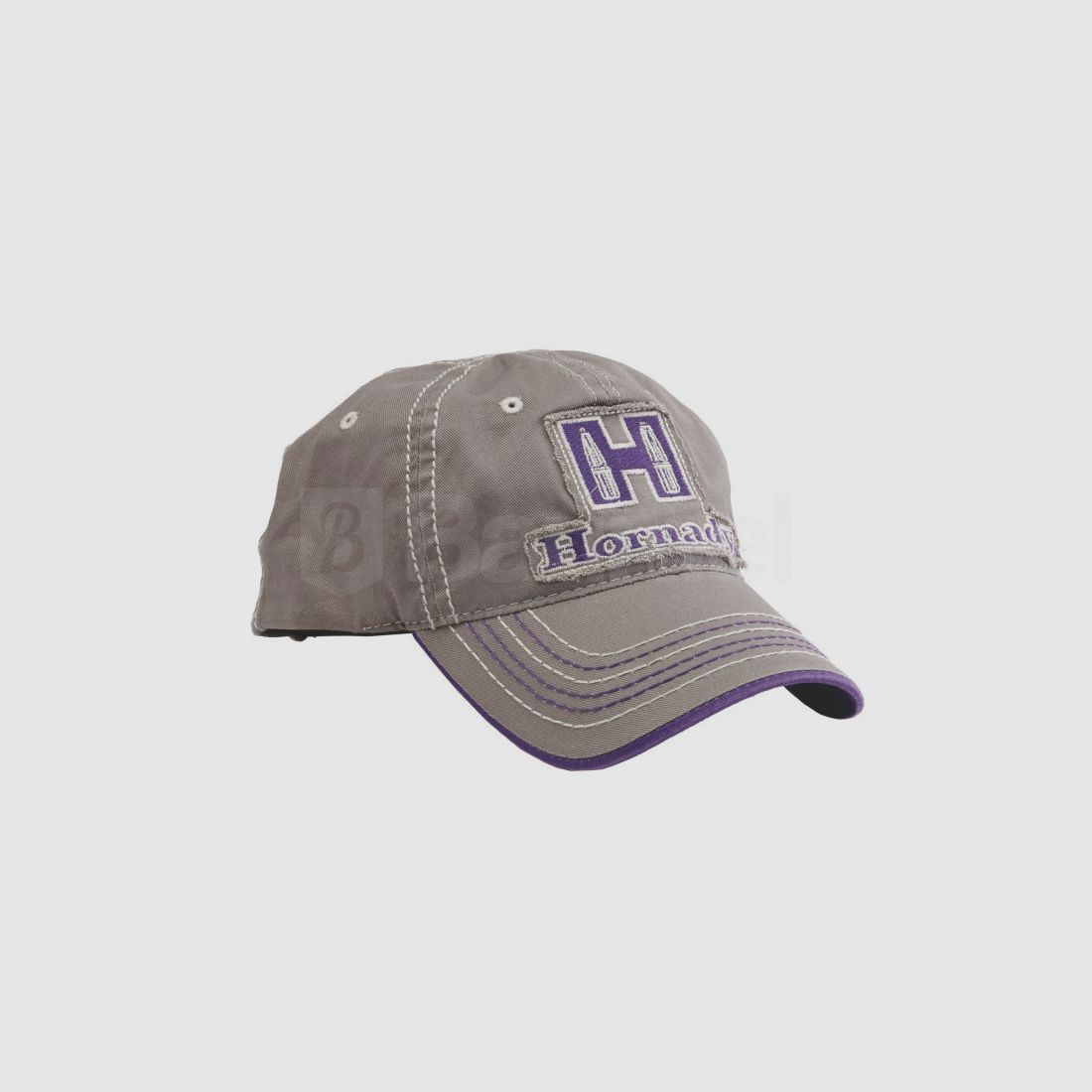 HORNADY LAOUTILS GRAY & PURPLE CAP, image 1 of 2