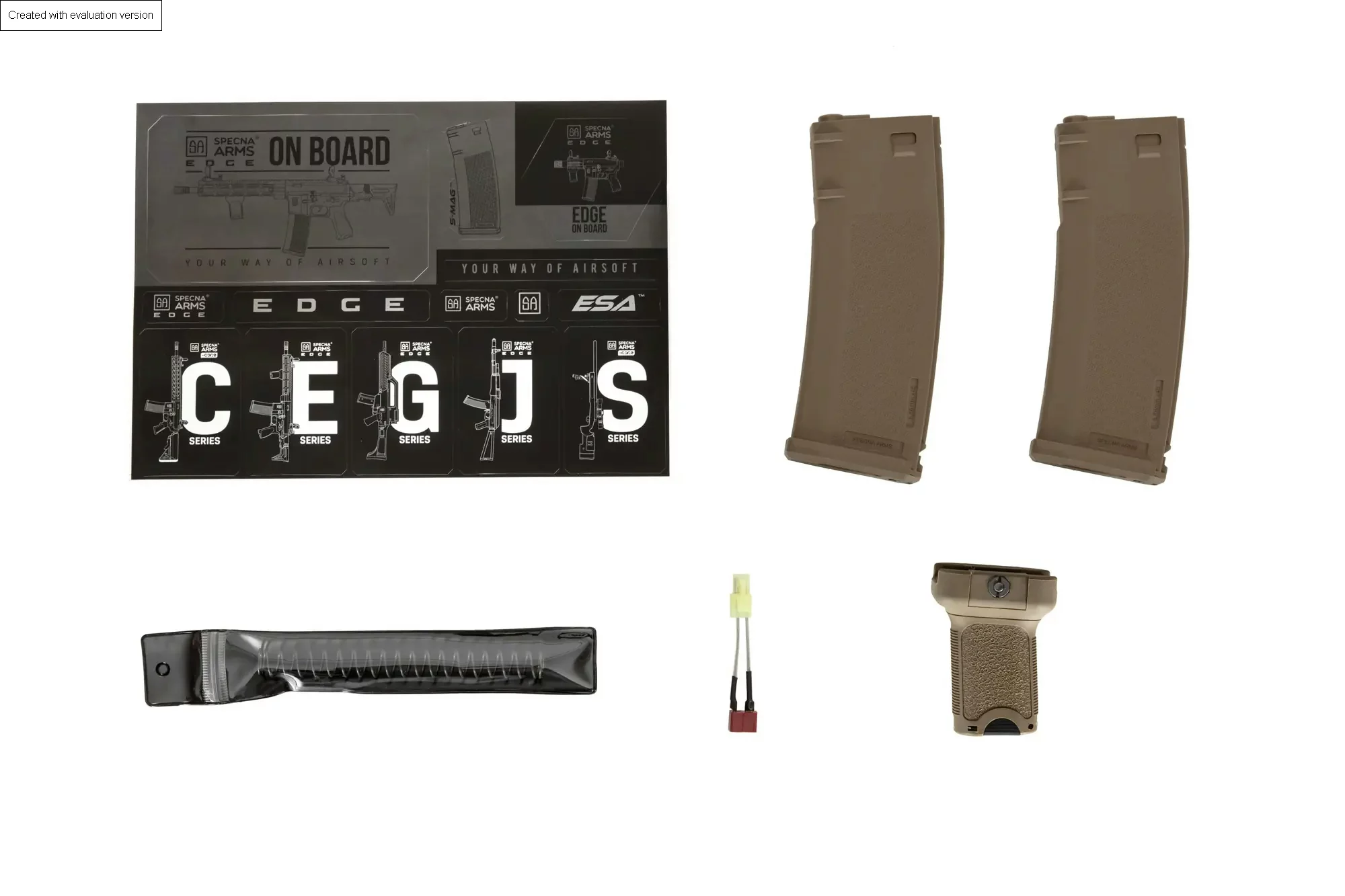 ASG carbine Specna Arms SA-E06-H EDGE – Heavy Ops Stock – Half-tan, image 18 of 34
