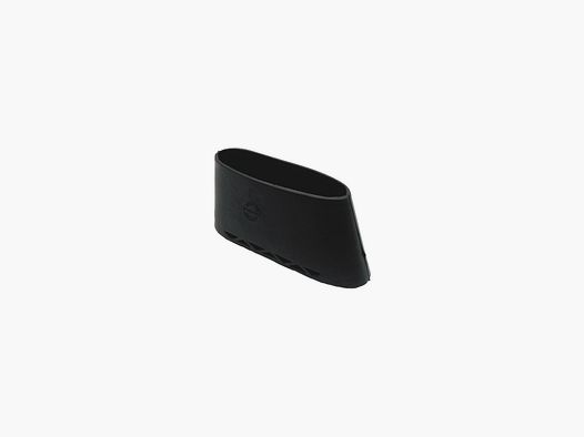 Black rubber butt pad for hunting gun