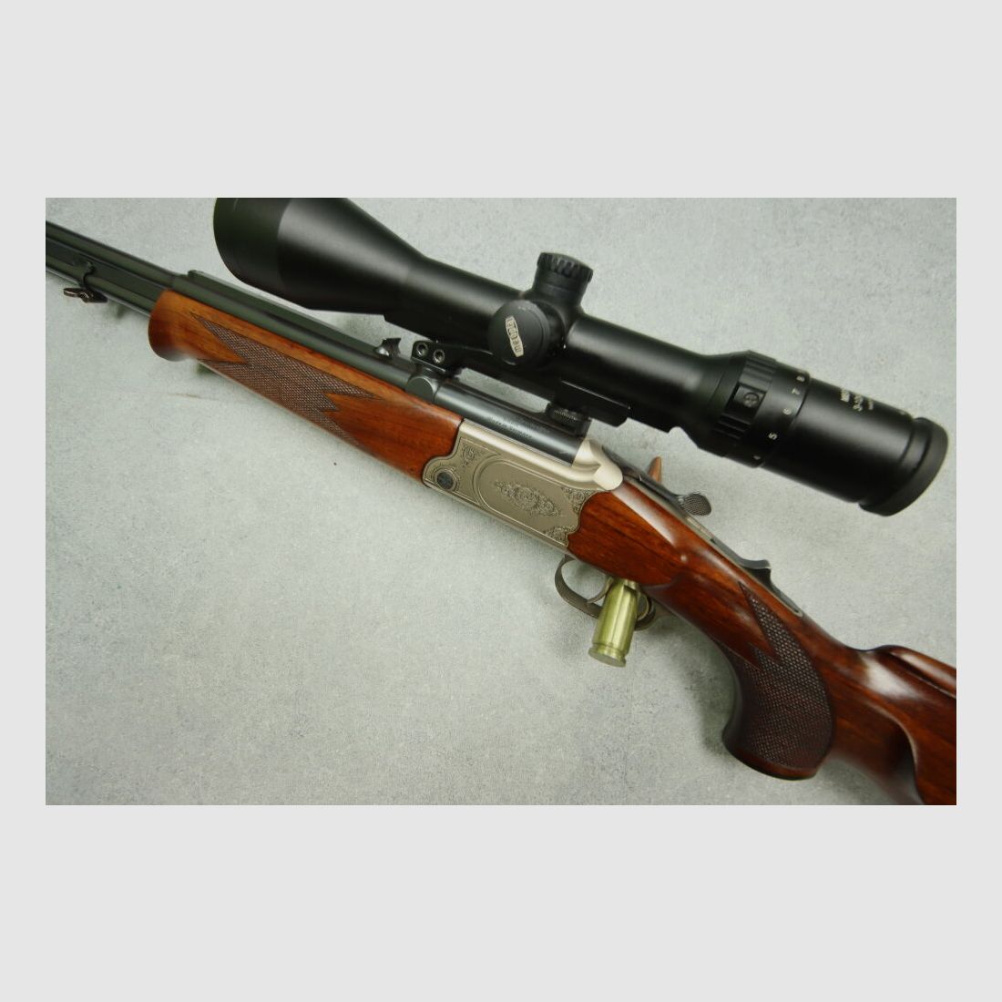 Merkel hand-spanner including Meopta ZF B4 double rifle mountain rifle