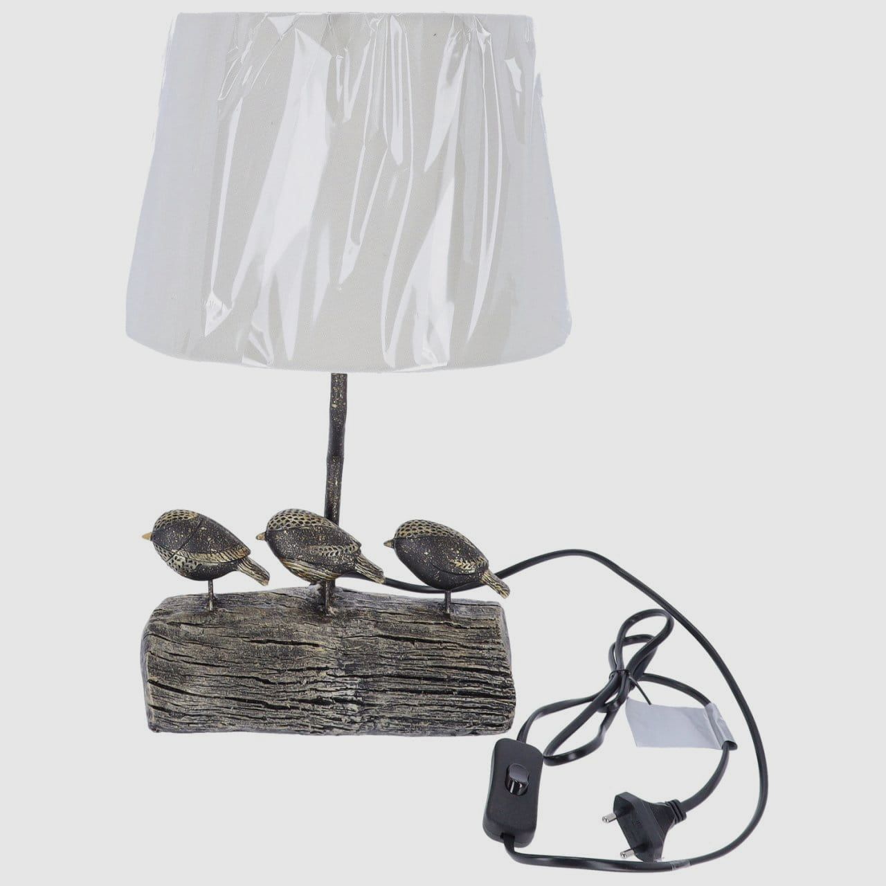 Gilde Lampe Vögel Woody Kunstharz