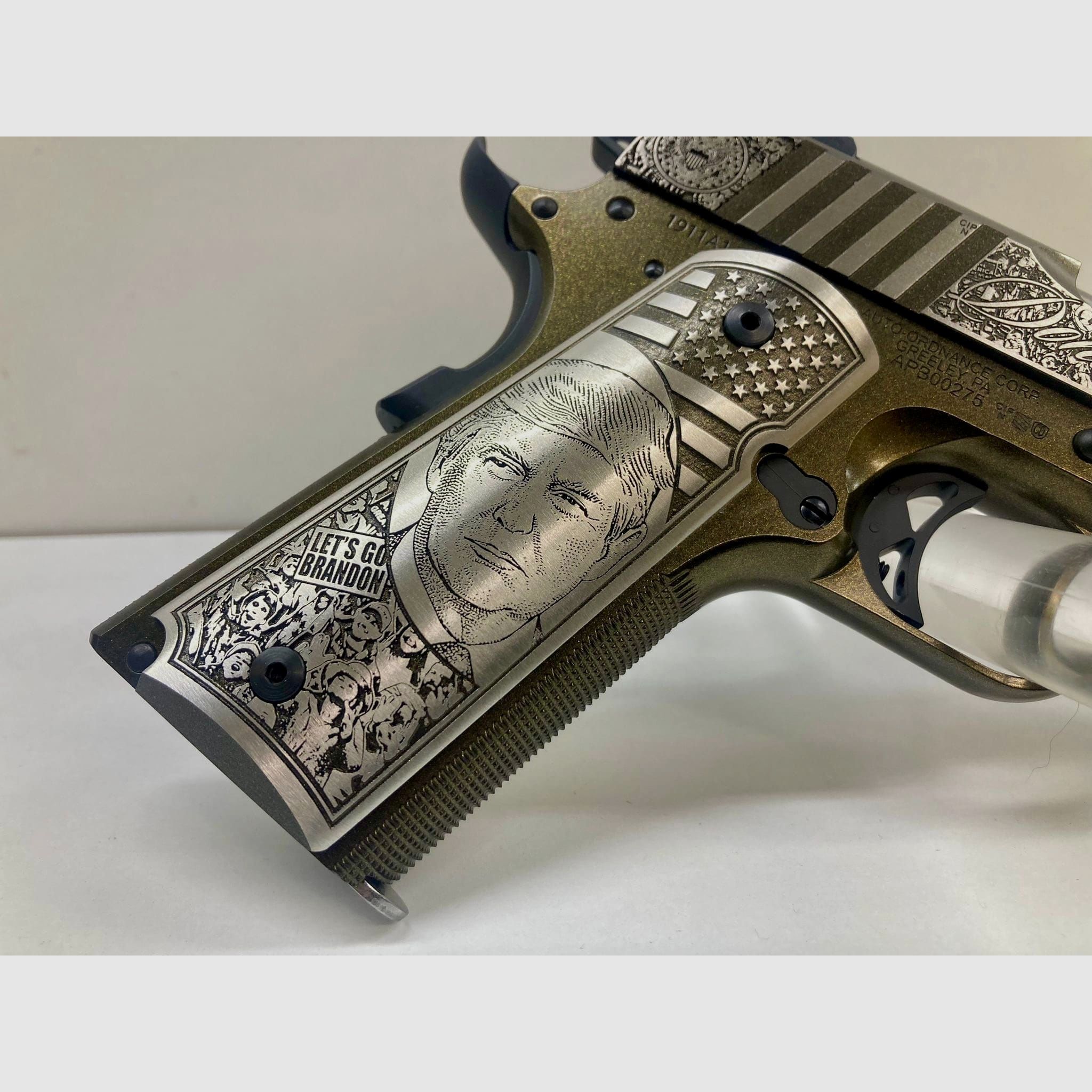 Auto-Ordnance 1911A1 Trump « Cri de ralliement » 5″ .45 ACP