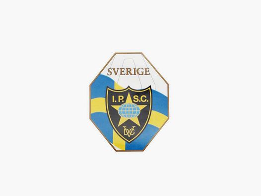 Zweedse IPSC Regiosticker, Klein - 2,5cm