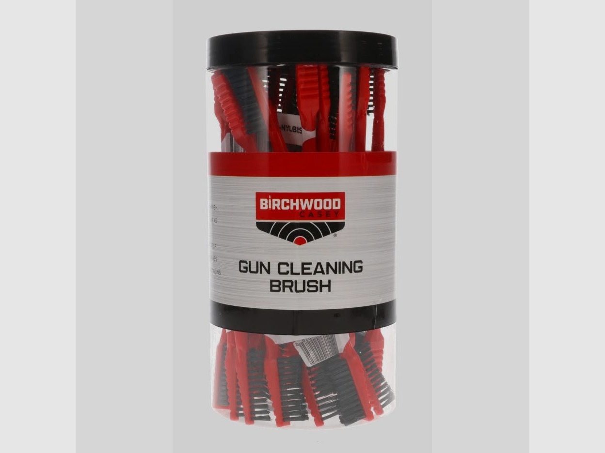 Birchwood Casey Double-Ended Nylon Cleaning Brushes 25-Pack BC-NYLBRSH-25PK