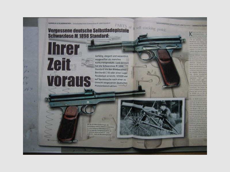 Visier - Heft : ** Selbstladepistolen Schwarzlose M 1898 **