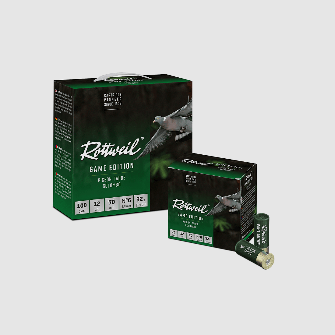 Rottweil Game Edition Taube 12/70 2,8 mm - 100 Stk.