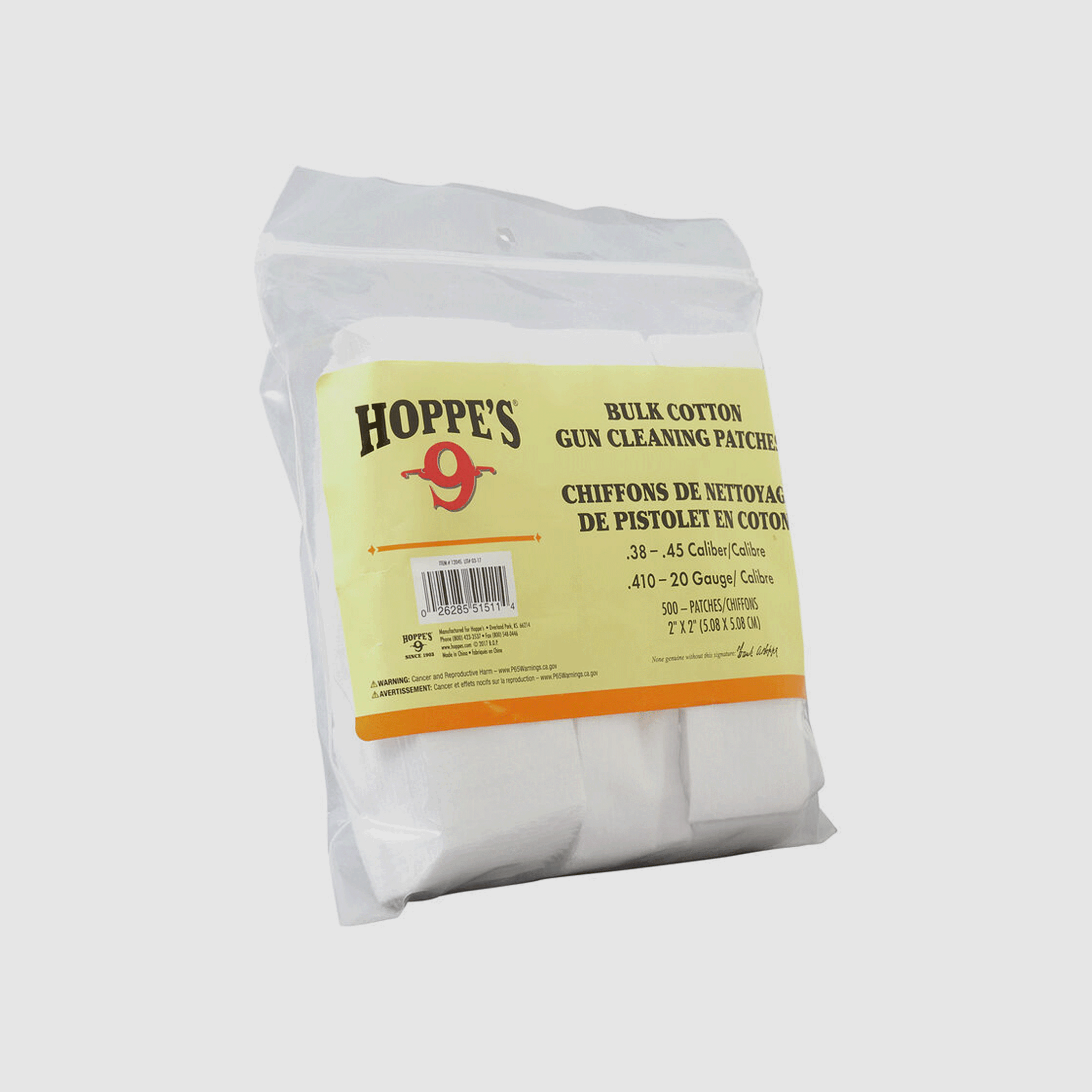 HOPPE’S – PEZZUOLE PULIZIA X CAL. 38-.45 | .410-20 (500PZ)