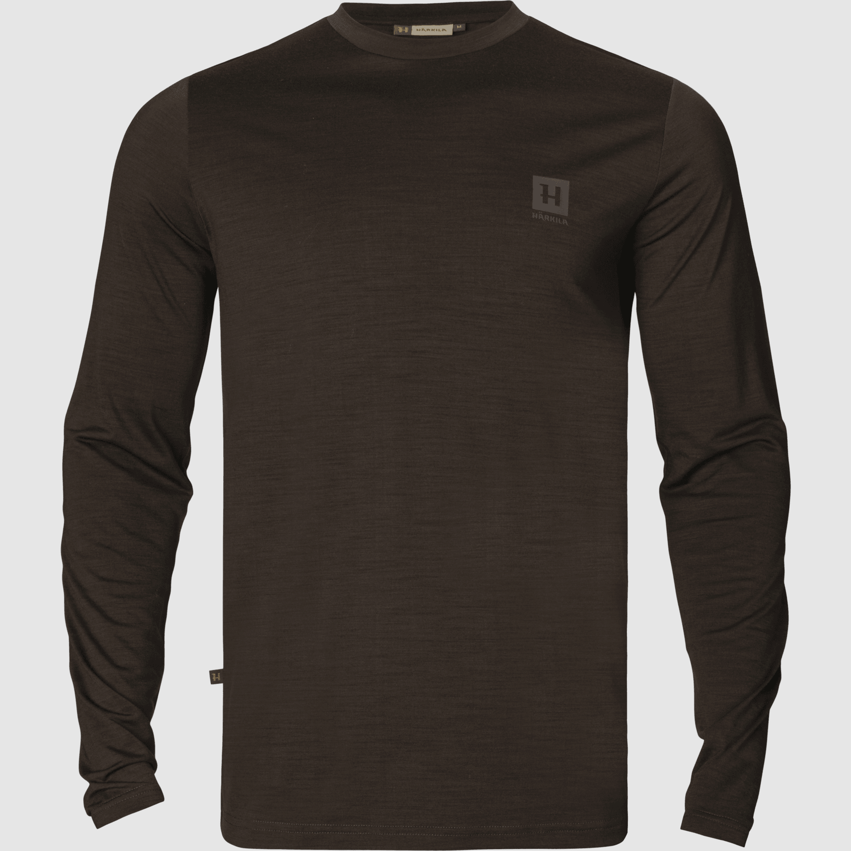 Härkila Base All Season L/S Undershirt Men Shadow Brown 3XL