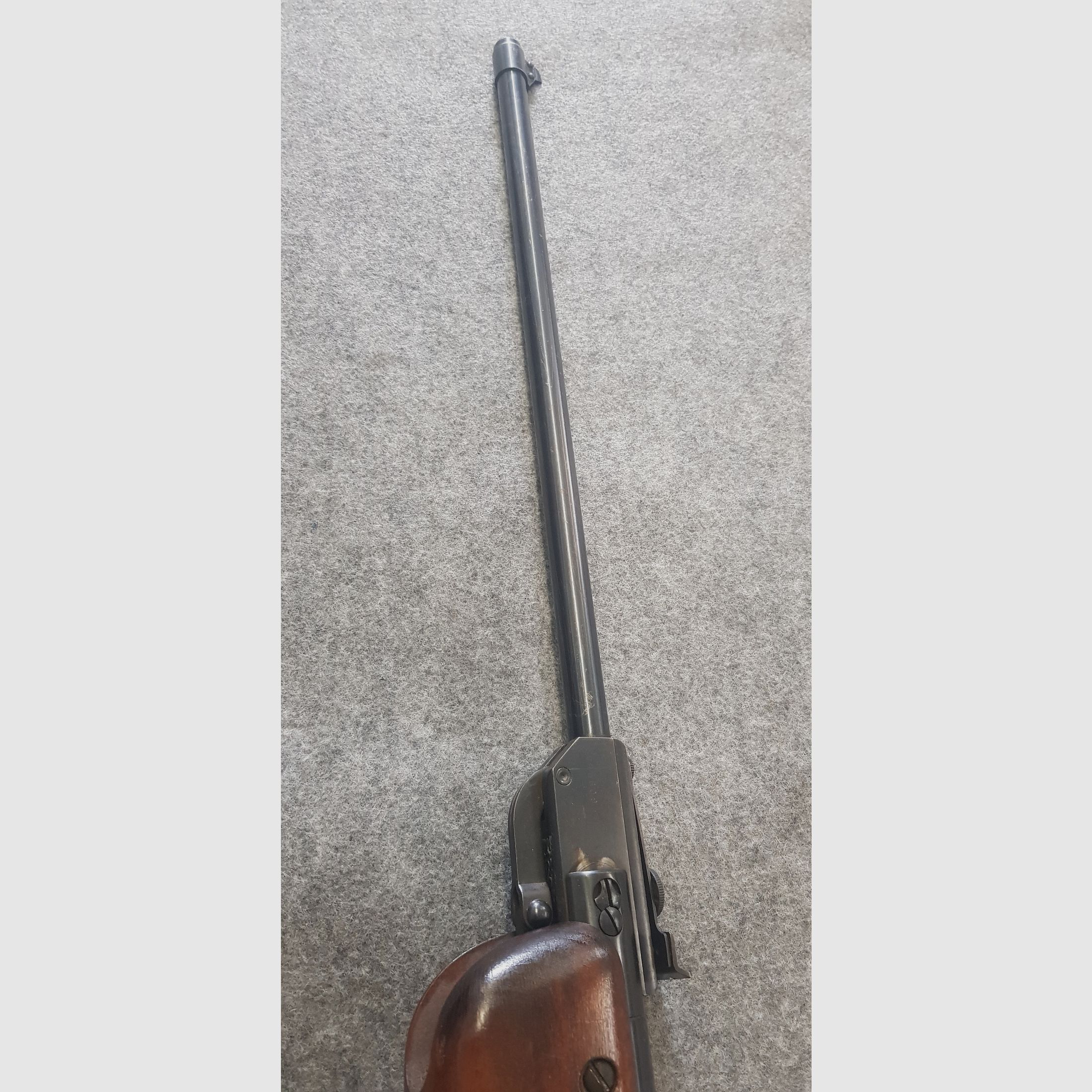 Sehr altes Walther Mod. 51 Knicker Luftgewehr mit sehr kleiner Seriennummer ohne F-Zeichen aus den 50iger Jahren cal. 4,5mm Diabolo