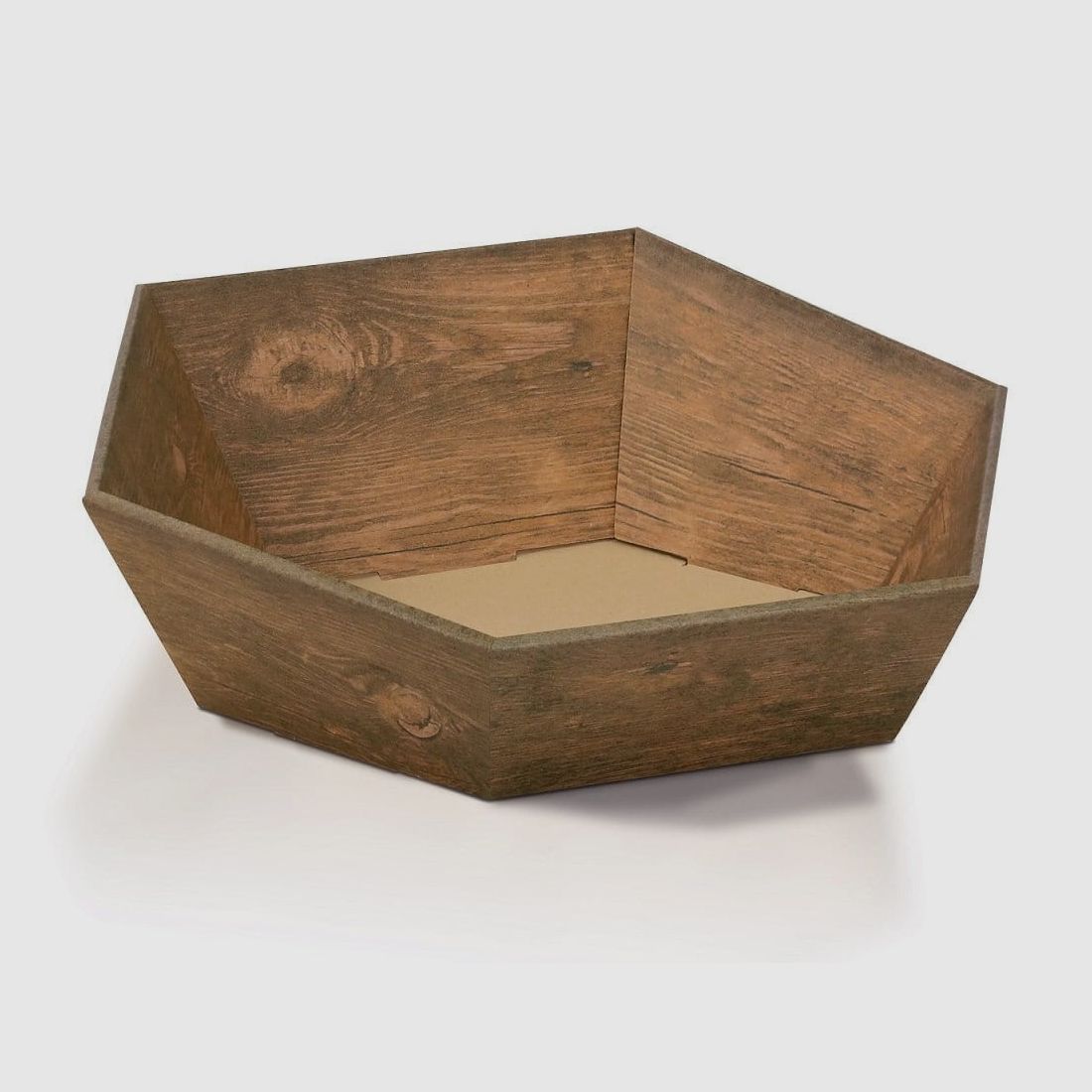 Gabriel packaging gift basket hexagonal vintage