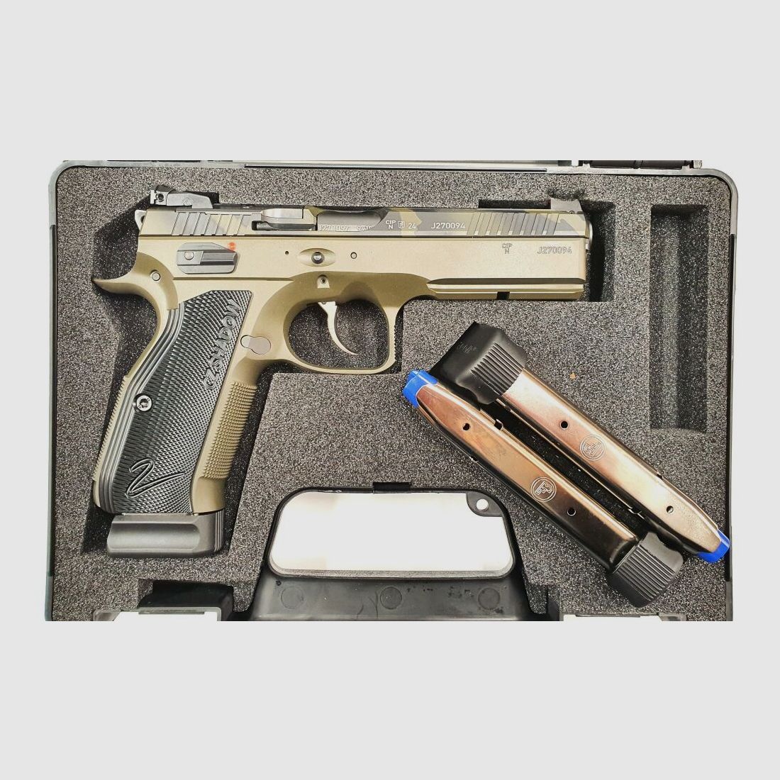 CZ 75 SP - 01, Shadow II OR, Camo Oliv Double Action DA/SA-Abzug