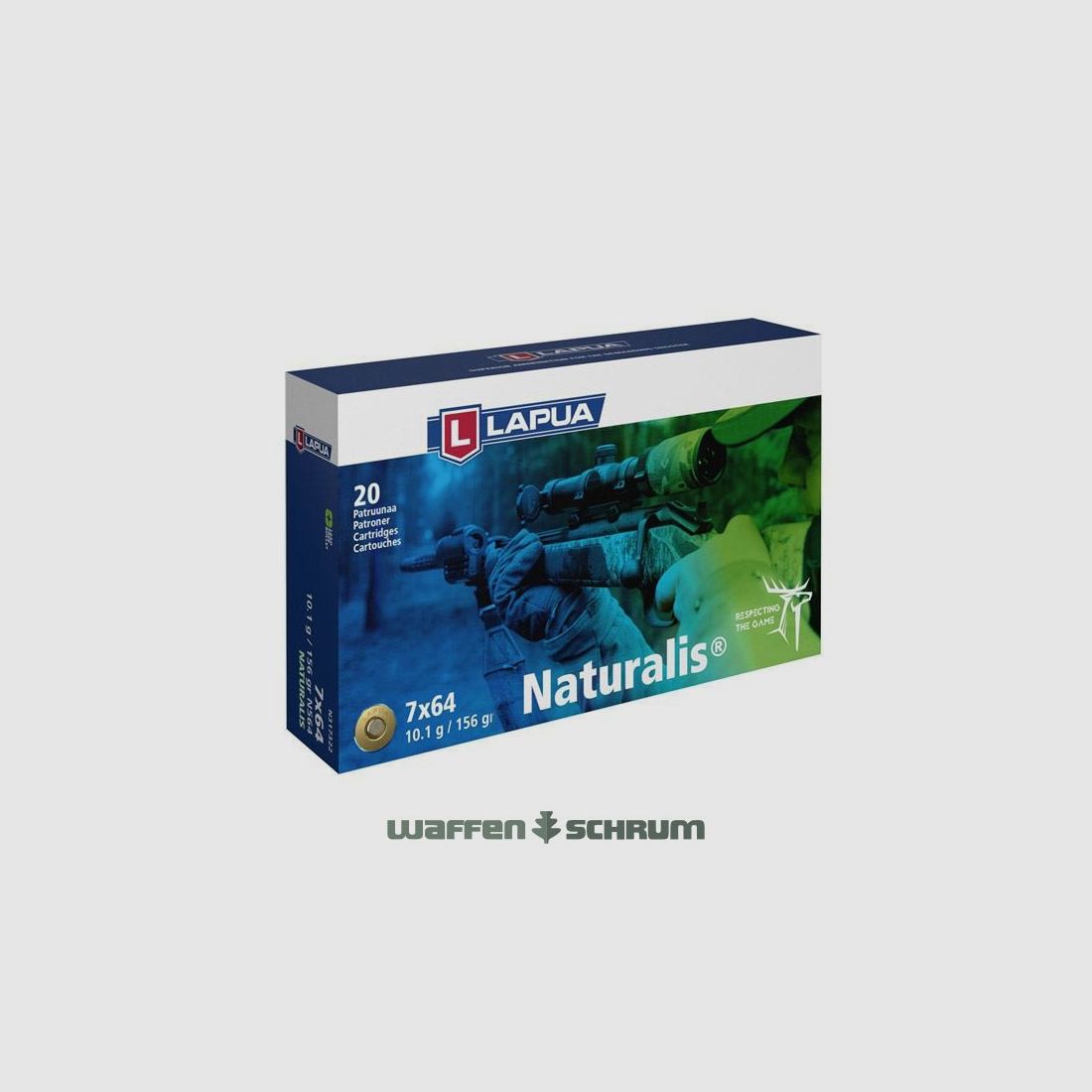 Lapua Naturalis 10,1g - 156gr. 7x64