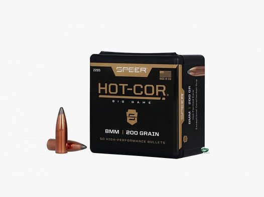 SPEER Geschosse HOT-COR 8mm (.323) 2285 - 200 gr. SP