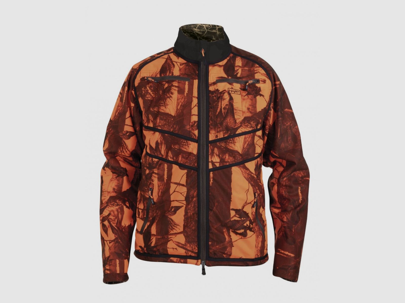HART Sosbun 2D Wendejacke Camo Green/ Orange Blaze