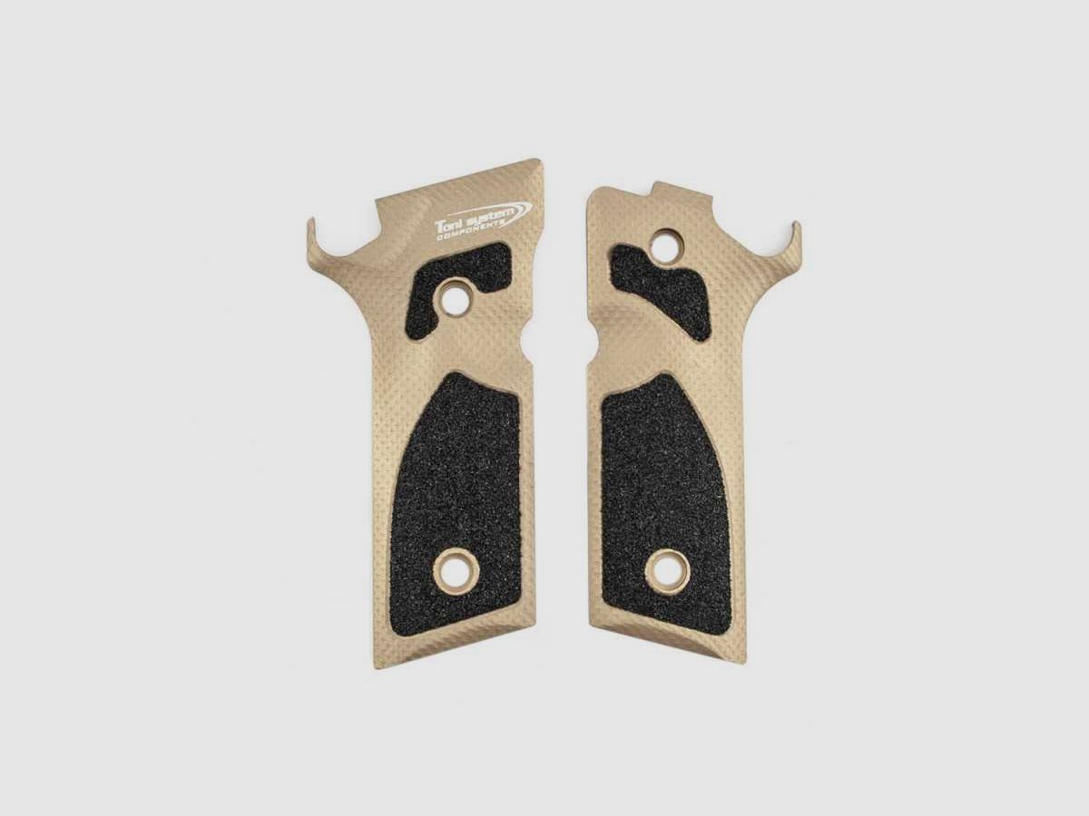 TONI SYSTEM GBSTEEL Stahlgriff für Beretta 98, Farbe: Silber, Bild 3 von 3