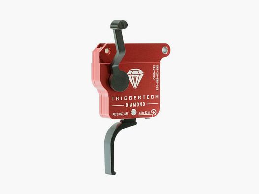 Spust Bergara Triggertech Rem700 Diamond Prawy Brak Zwolnienia Zasuwa Prosty Płaski PVD Czarny