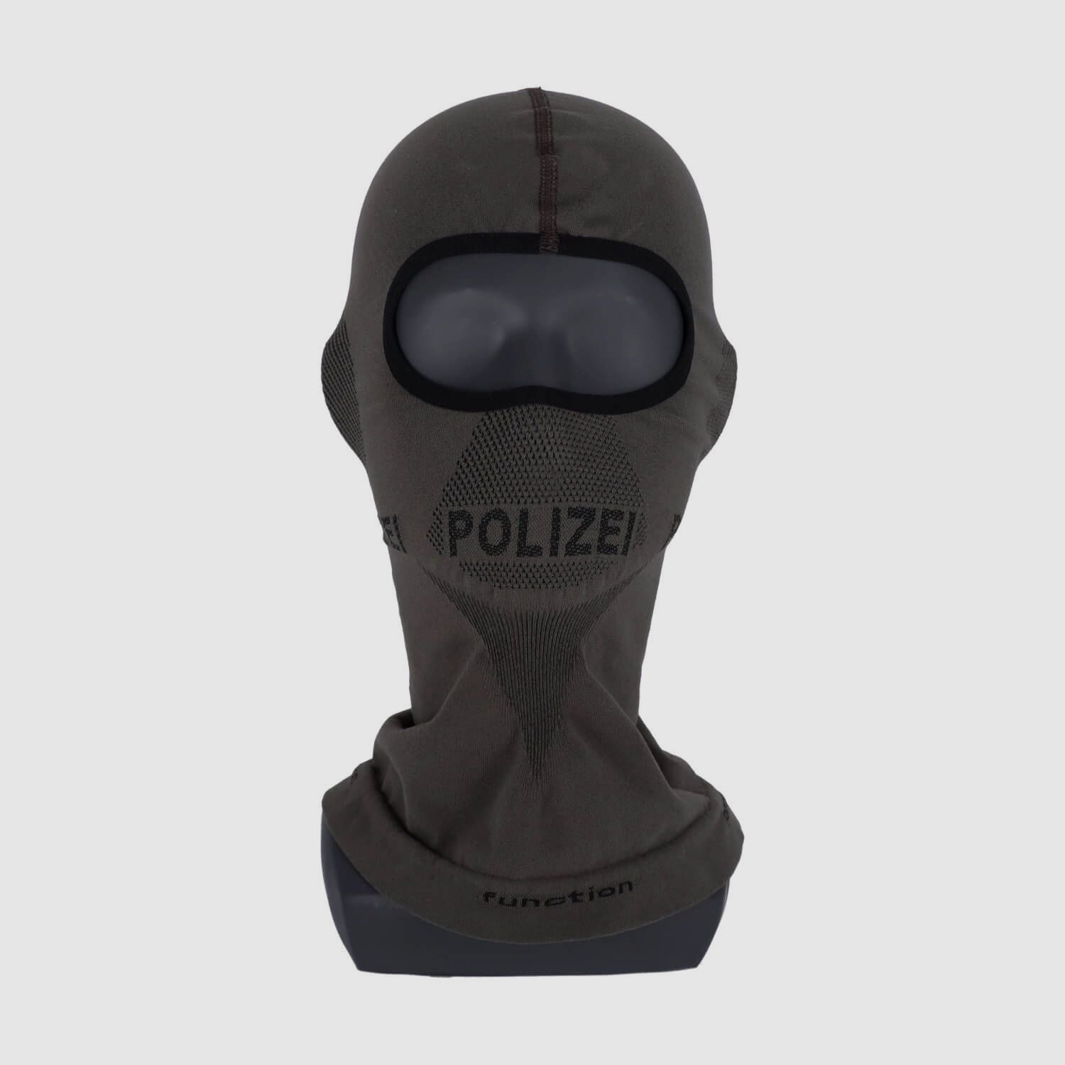 Etzel Atmungsaktive Sturmhaube "POLIZEI", Steingrau